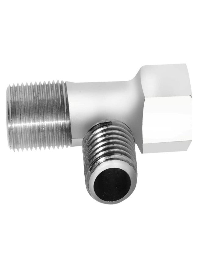 KINIK Chrome Plated Brass Tee Fitting Coupling with Male and Female Thread Connector Adapter (1/2 Inch) - Durable T-Type Pipe Connector for Water, Plumbing, and Industrial Applications - Image 1